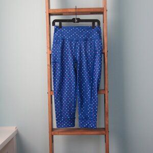 Lilly Pulitzer Luxletic Weekender High-Rise Crop in Borealis Blue Lilly Squared